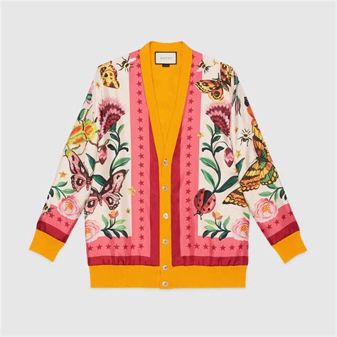 gucci cardigan jacket coat|Gucci reversible cardigan.